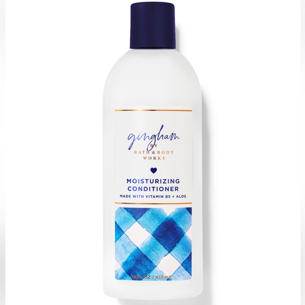 NWT 6 FL Gingham Moisturizing Conditioner BBW Bath and Body Works